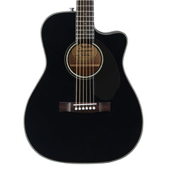 Fender CC-60SCE Black - Solid Top, Concert Cutaway, Acoustic / Electric Guitar - 0961710006 - NEW!