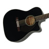 Fender CC-60SCE Black - Solid Top, Concert Cutaway, Acoustic / Electric Guitar - 0961710006 - NEW!