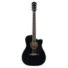 Fender CC-60SCE Black - Solid Top, Concert Cutaway, Acoustic / Electric Guitar - 0961710006 - NEW!