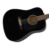 Fender CD-60S Black - Solid Top Dreadnought Acoustic Guitar for Beginners and Students - 0961701006 - NEW!