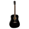 Fender CD-60S Black - Solid Top Dreadnought Acoustic Guitar for Beginners and Students - 0961701006 - NEW!