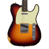 Fender Custom Shop 1960 Telecaster Custom Relic - Chocolate 3 Color Sunburst - Handwound Twisted Tele Pickups - NEW!