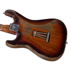 USED Fender Custom Shop 1961 Stratocaster Heavy Relic - Chocolate 3 Tone Sunburst - Masterbuilt Dale Wilson!