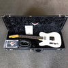 Used Fender Custom Shop 1963 Telecaster Relic - Lefty / Left Handed electric guitar - Olympic White