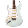 USED Fender Custom Shop LEFTY 1964 Stratocaster Journeyman Relic - Super Faded Aged Sonic Blue - Left-Handed Electric Guitar