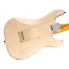 USED Fender Custom Shop LEFTY 1955 Stratocaster Journeyman Relic - Aged White Blonde - Limited Edition Dual Mag Left-Handed Electric Guitar