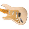 USED Fender Custom Shop LEFTY 1955 Stratocaster Journeyman Relic - Aged White Blonde - Limited Edition Dual Mag Left-Handed Electric Guitar