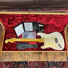 USED Fender Custom Shop LEFTY 1955 Stratocaster Journeyman Relic - Aged White Blonde - Limited Edition Dual Mag Left-Handed Electric Guitar