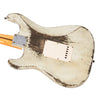 Fender Custom Shop MVP 1969 Stratocaster Relic - Olympic White / Maple Cap - MASTERBUILT Jason Smith - Hendrix / Woodstock -style electric guitar - NEW!!!