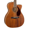 Fender Paramount PM-3 Triple-0 All-Solid Mahogany Acoustic Guitar with Case - NEW!