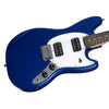 Squier Bullet Mustang HH - Imperial Blue - Offset Electric Guitar for Kids, Beginners and Travel!