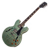 USED Gibson Memphis ES-335 Figured - Turquoise - Limited Edition Semi-Hollowbody Electric Guitar - NICE!