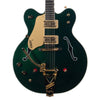 USED Gretsch Guitars G6122-1962LH Chet Atkins Country Gentleman - Left-Handed Electric Guitar - Custom Emerald Eyes Green Metallic