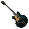 USED Gretsch Guitars G6122-1962LH Chet Atkins Country Gentleman - Left-Handed Electric Guitar - Custom Emerald Eyes Green Metallic