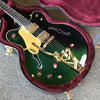 USED Gretsch Guitars G6122-1962LH Chet Atkins Country Gentleman - Left-Handed Electric Guitar - Custom Emerald Eyes Green Metallic