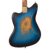 Paoletti Guitars 112 Loft HP90 - Heavy Deep Blue - Offset Electric with Ancient Reclaimed Chestnut Body - NEW!