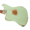 Paoletti Guitars Lounge Series 112 - Distressed Sage Green - Jazzmaster Thinline with 2 x P-90s and Ancient Reclaimed Chestnut Body - NEW!