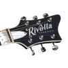 Rivolta Guitars Combinata VII - Toro Black Metallic - Offset electric guitar from Dennis Fano - NEW!