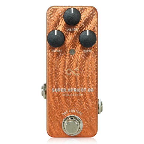 One Control Super Apricot OD OC-SAODn - BJF Series Overdrive Effects Pedal for Electric Guitar - NEW!