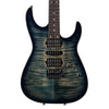 Tom Anderson Guitars Angel - Natural Arctic Blue Burst - 24 fret Electric Guitar - Flame Drop Top