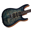 Tom Anderson Guitars Angel - Natural Arctic Blue Burst - 24 fret Electric Guitar - Flame Drop Top