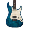 Tom Anderson Guitars Drop Top Classic - Bora to Transparent Blue Burst w/ Binding - Custom Boutique Electric Guitar - New!