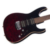 Tom Anderson Angel - Cajun Red Reverse Black Surf - 24 fret Drop Top - Custom Boutique Electric Guitar - NEW!