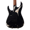 Tom Anderson Lil Angel Player - Black over Inca Silver / In-Distress Level 3 24-fret Custom Boutique Electric Guitar - NEW!