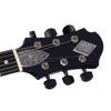 Zemaitis Guitars Custom Shop 1-off Metal Front CS24MF Leaf Inlay - Black - New!