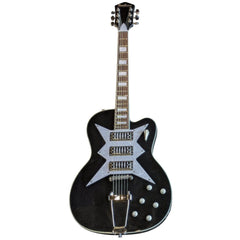 Airline Guitars RS III - Metallic Black - Vintage Roy Smeck Tribute Model Semi-Hollow Electric - NEW!