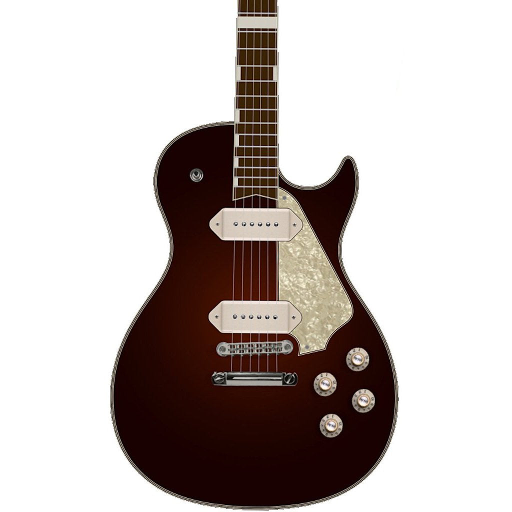 Eastwood Guitars Airline Mercury Burgundy Burst Featured