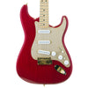 Used Fender Deluxe Player Stratocaster - Crimson Red Transparent