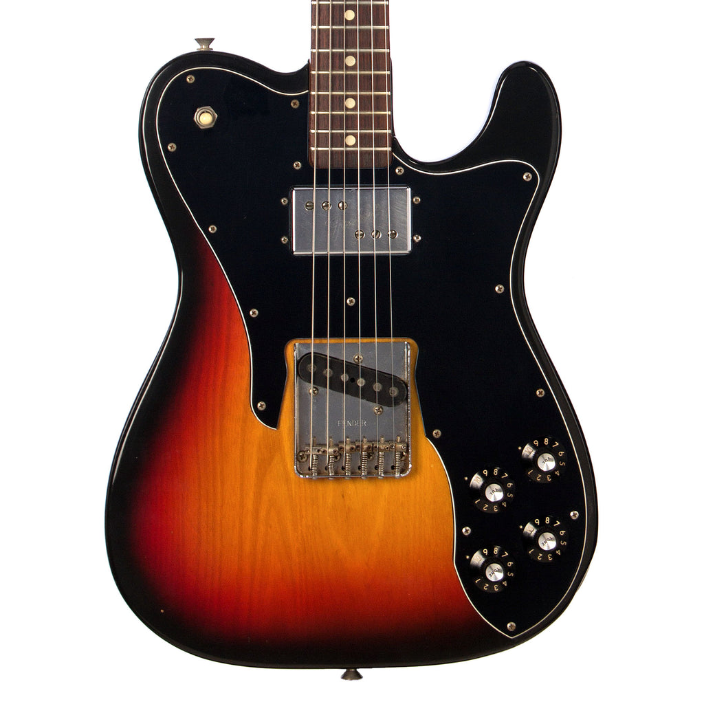 1975 Fender Telecaster Custom - 3 Tone Sunburst - Original Vintage Electric Guitar - USED!