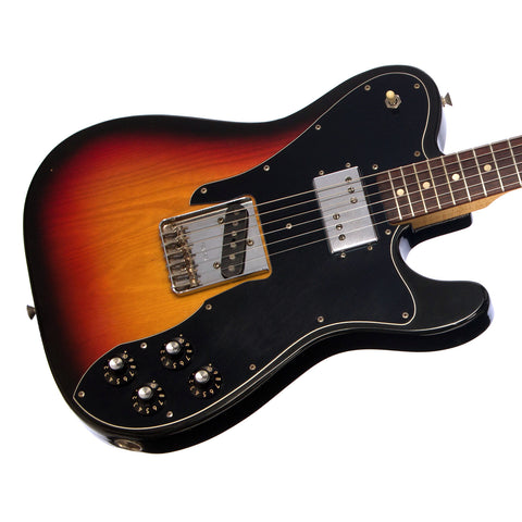 1975 Fender Telecaster Custom - 3 Tone Sunburst - Original Vintage Electric Guitar - USED!