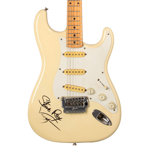 1987 Squier by Fender Stratocaster - Arctic White - Made in Japan MIJ - Used / Vintage Electric Guitar