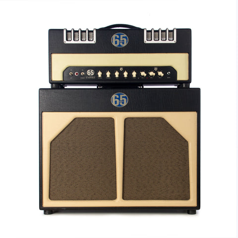65 Amps Empire Half Stack - 22 watt Boutique Tube Guitar Amplifier Head and 2x12 Speaker Cabinet - USED