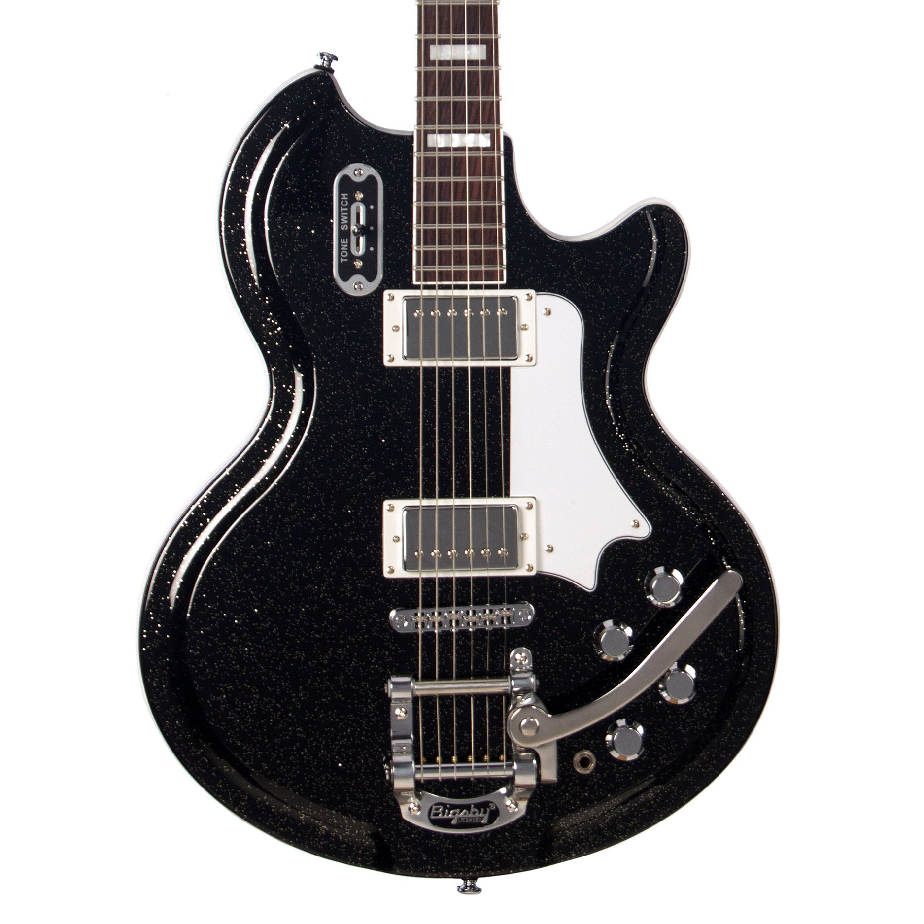 Airline Guitars '59 Coronado DLX Cosmic Black Sparkle Vintage
