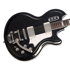 Airline Guitars '59 Coronado DLX - Cosmic Black Sparkle - Vintage Reissue Electric Guitar - NEW!