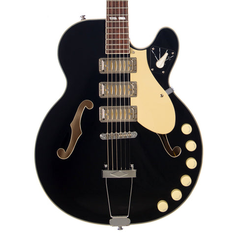 Airline Guitars H59 - Blacktop - Semi-Hollow Electric Guitar - NEW!