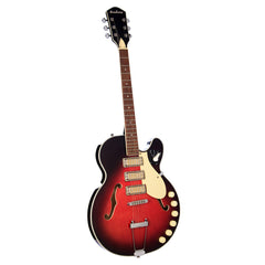 Airline Guitars H59 - Vintage Redburst - Semi-Hollow Electric Guitar - NEW!