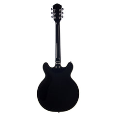 Airline Guitars H77 - Black - Vintage Reissue Semi Hollow Electric Guitar - NEW!