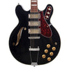 Airline Guitars H77 - Black - Vintage Reissue Semi Hollow Electric Guitar - NEW!
