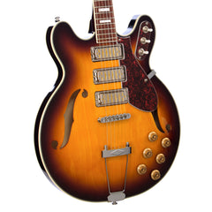 Airline Guitars H77 - Honeyburst - Vintage Reissue Semi Hollow Electric Guitar - NEW!!