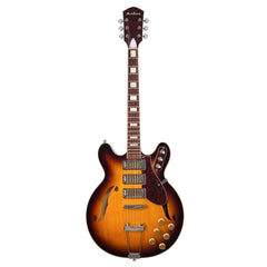 Airline Guitars H77 - Honeyburst - Vintage Reissue Semi Hollow Electric Guitar - NEW!!