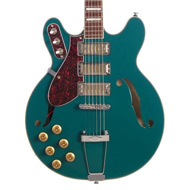 Airline Guitars H77 LEFTY - Vintage Teal - Left Handed Vintage Reissue Electric Guitar - NEW!