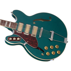 Airline Guitars H77 LEFTY - Vintage Teal - Left Handed Vintage Reissue Electric Guitar - NEW!