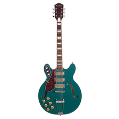 Airline Guitars H77 LEFTY - Vintage Teal - Left Handed Vintage Reissue Electric Guitar - NEW!