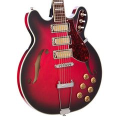 Airline Guitars H77 - Vintage Redburst - Semi-Hollow Reissue Electric Guitar - NEW!!!