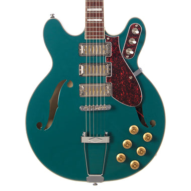 Airline Guitars H77 - Vintage Teal - Semi-Hollow Reissue Electric Guitar - NEW!
