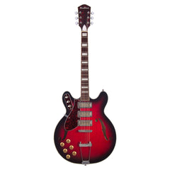 Airline Guitars H77 LEFTY - Vintage Redburst - Left Handed Vintage Reissue Electric Guitar - NEW!